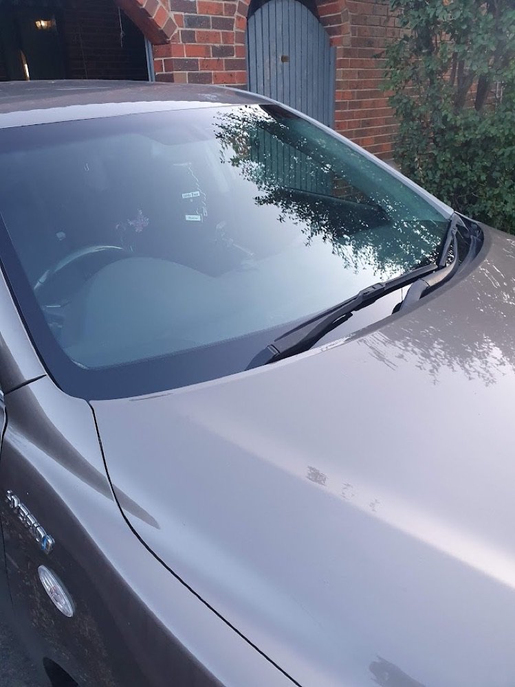New Camry windscreen fitted